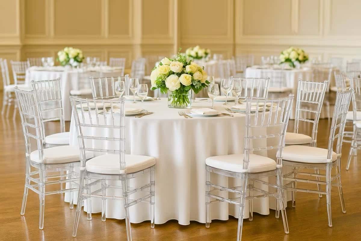 Location de mobilier événementiel premium pour mariage au Maroc
