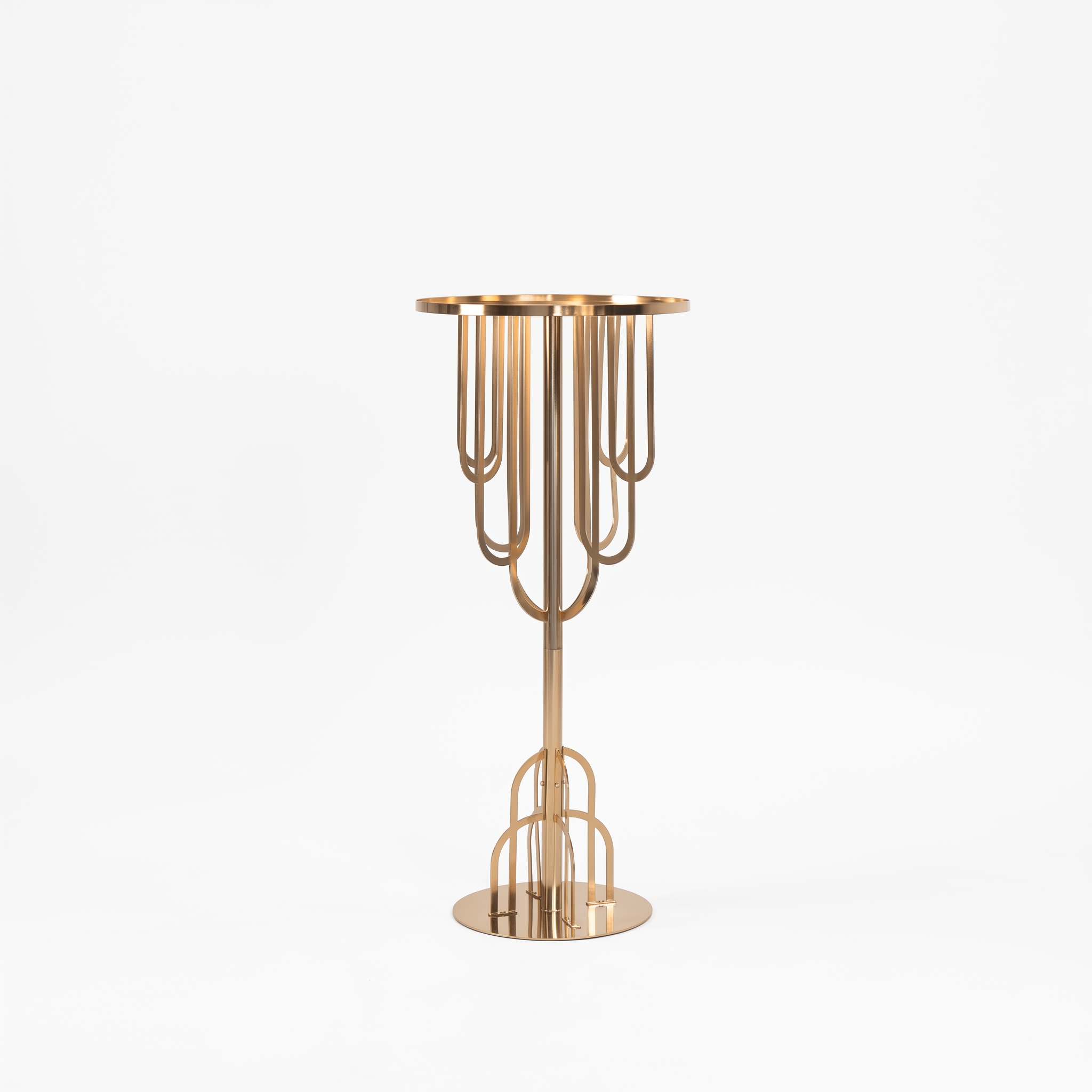 Gold Floral Stand